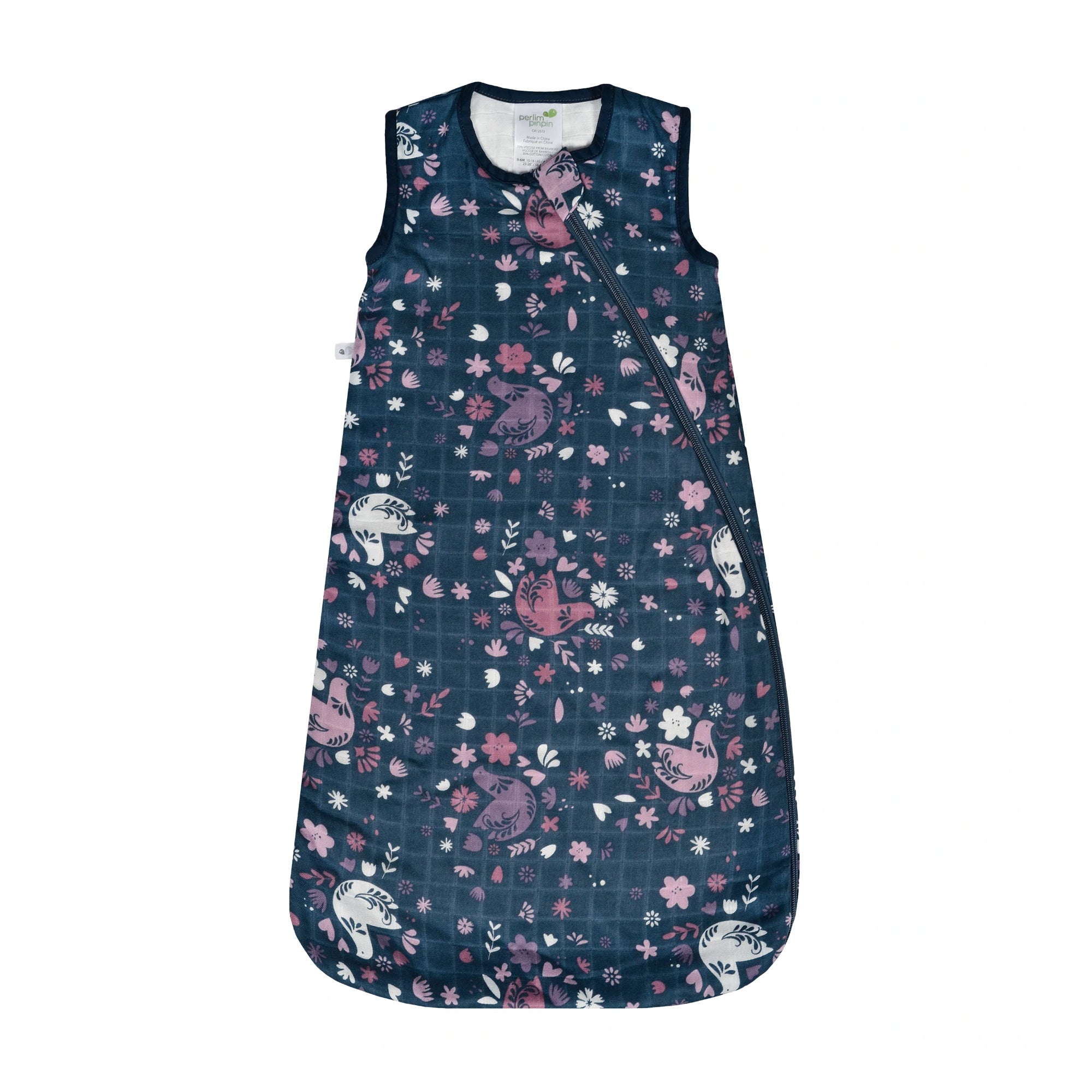 PERLIMPINPIN Bamboo Muslin Sleep Bag 1T - Nature
