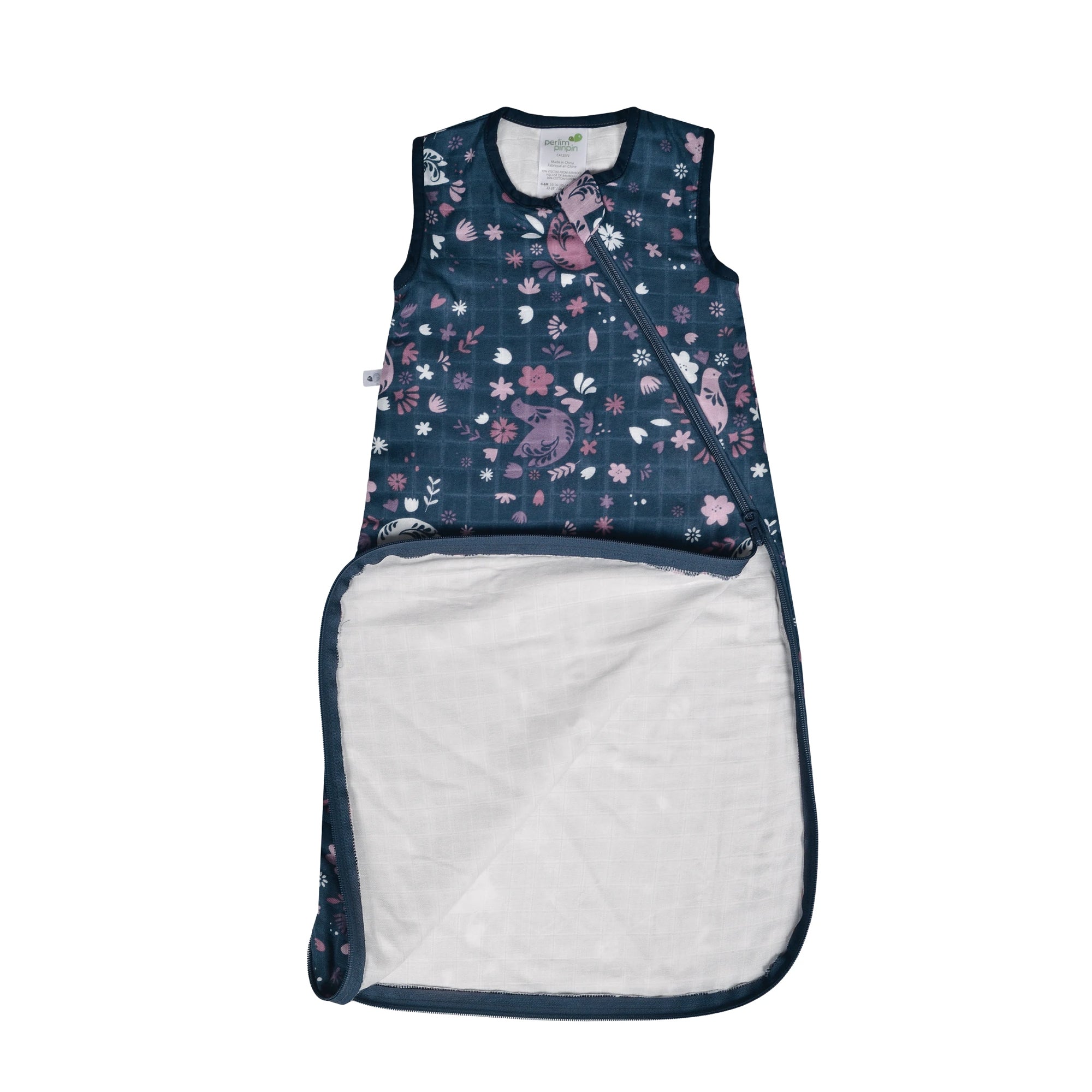 PERLIMPINPIN Bamboo Muslin Sleep Bag 1T - Nature