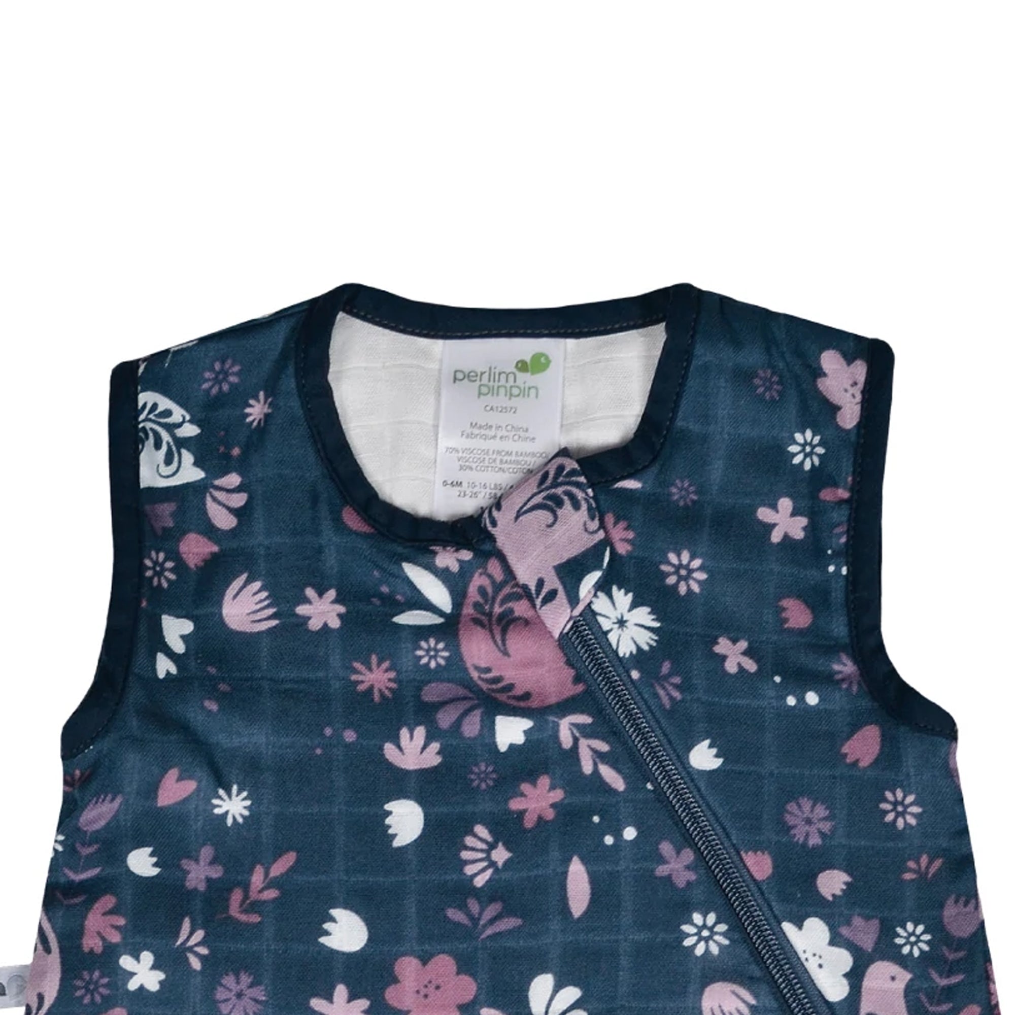 PERLIMPINPIN Bamboo Muslin Sleep Bag 1T - Nature