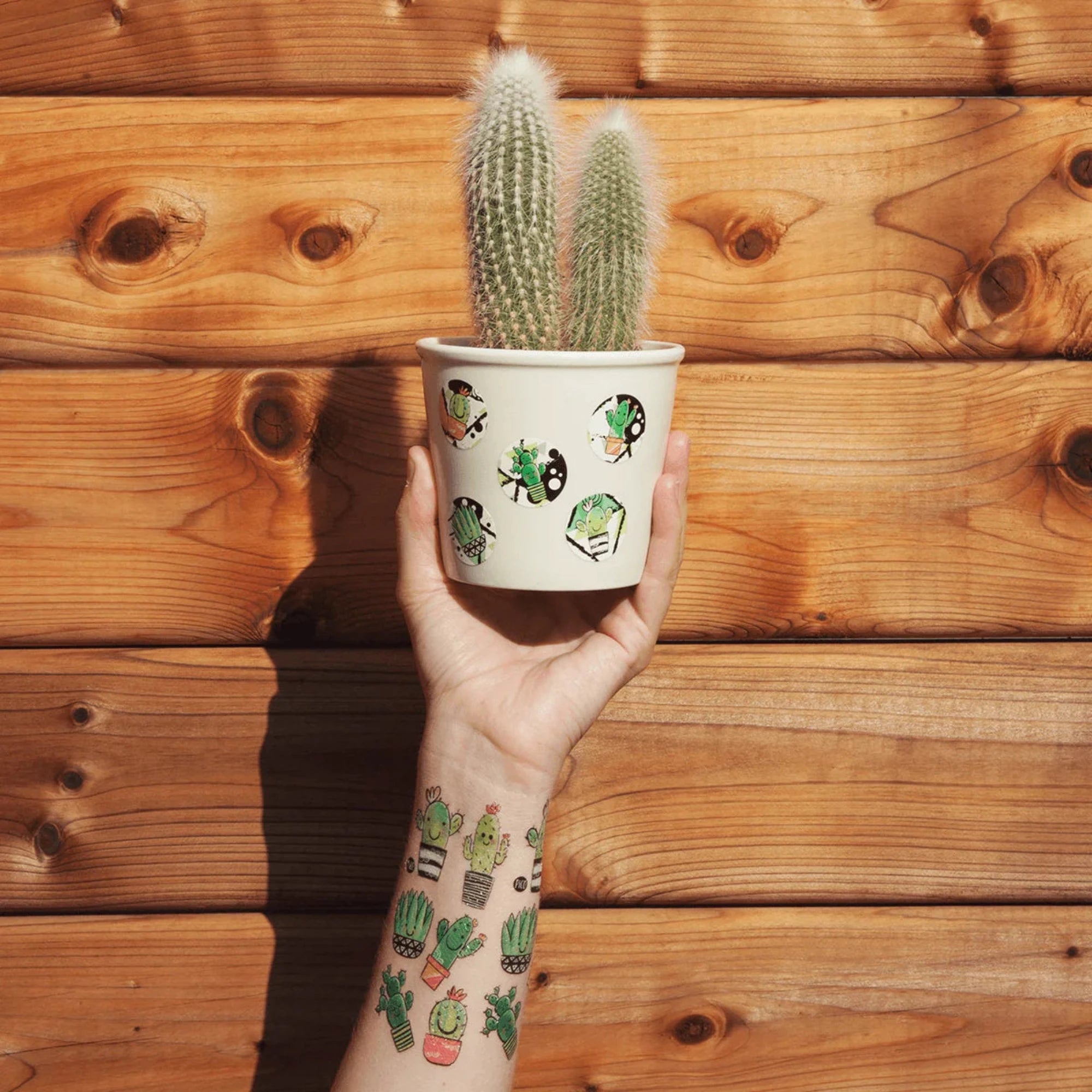 PICO TATOO Temporary Tattoo - Cute Cactus