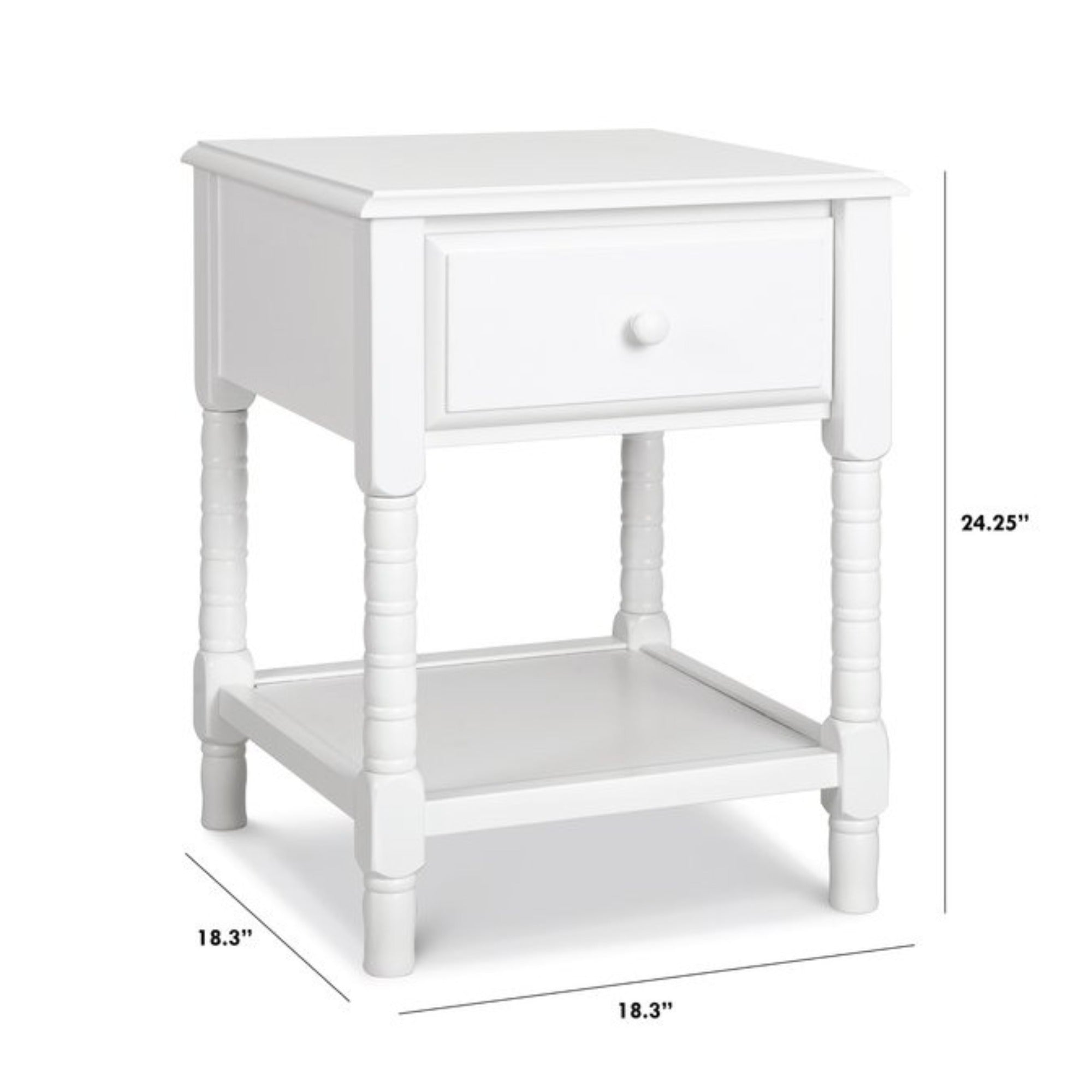 Table de chevet DAVINCI Jenny Lind Spindle