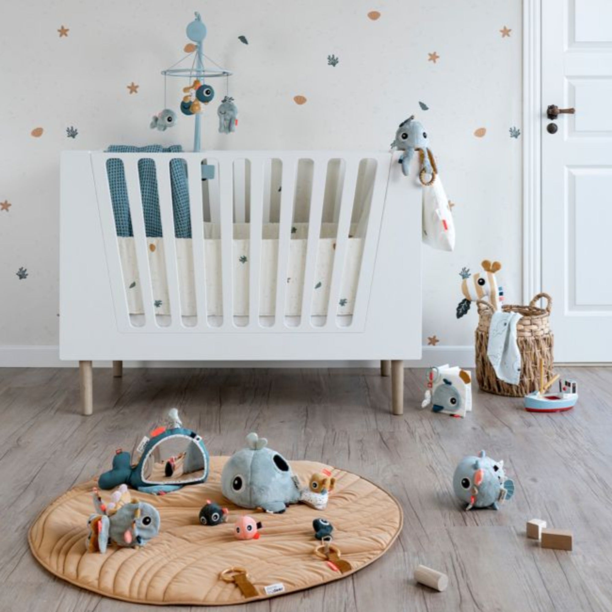 DONE BY DEER Musical Mobile Sea Friends - Blue