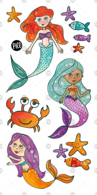 Thumbnail for PICO TATOO Temporary Tattoo - Mermaids
