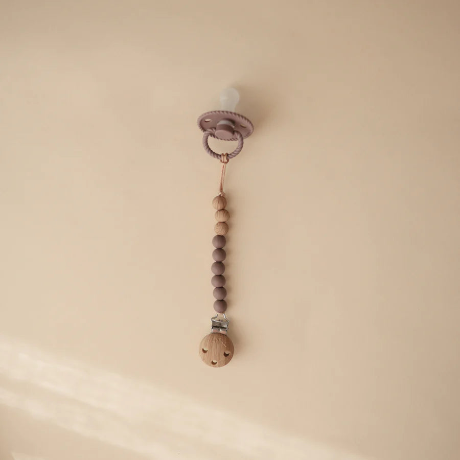 MUSHIE Silicone Pacifier Clip Eva