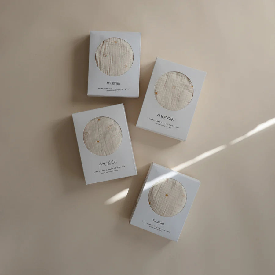 MUSHIE Extra Soft Muslin Crib Sheet